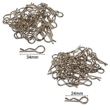20x RC Karosserieklammern Body Clips Karo Splint 1:5 1:6 1:7 1:8 1:10 1:12 1:16