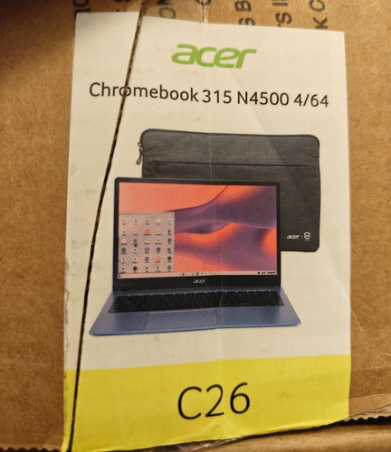 Acer Chromebook 15.6" (Intel,N4500, 1.1GHz 4GB RAM 64GB) OPENBOX CB315-4H-C0VN