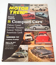1961 MAY MOTOR TREND MAGAZINE VOL 13 NO 5 JAGUAR FALCON THUNDERBIRD / GAS TURBIN