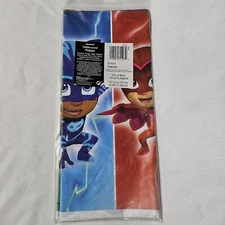 Amscam PJ Masks Heros of the Night Birthday Plastic Table Cover 54"x96" Rectangl