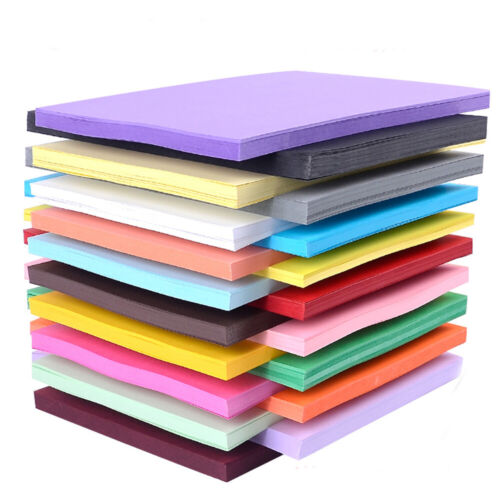 100~500 Sheet A4 Coloured DIY Arts Craft Paper Printer Copier 70gsm Paper  - Afbeelding 1 van 15