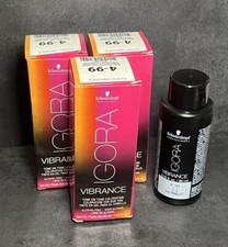3 Schwarzkopf Igora Vibrance Tone on Tone Coloration 4-99 2.02 Oz