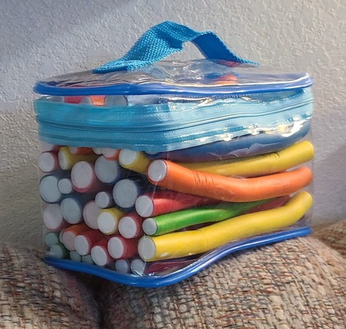 Salon Heatless Flexible Hair Rollers Curlers 42Pk 7" Soft Foam Flexi Twist Rods - Picture 7 of 7