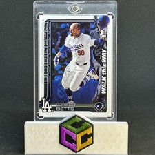 Mookie Betts 2025 Topps Series 1 Celebration - Walk This Way SSP #WTW17 Dodgers