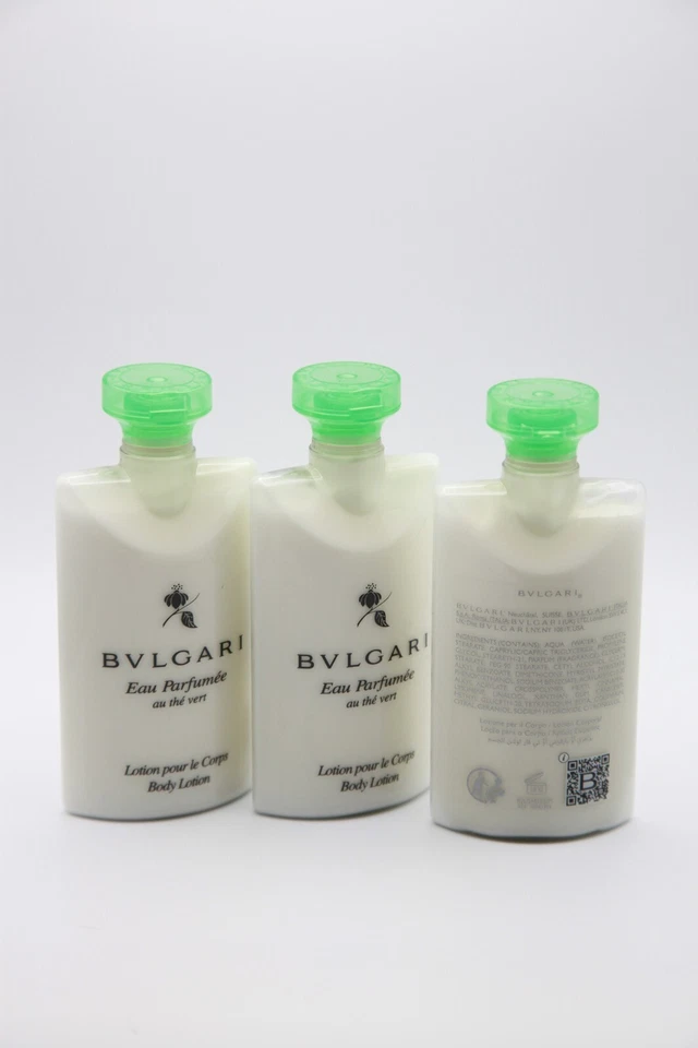 Loción corporal BVLGARI au thé Vert (té verde) - 2,5 fl oz / 75 ml paquete de 12 NUEVO Foto 2 de 2