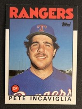 1986 Topps Traded Pete Incaviglia Baseball Rookie Card (RC) #48T Rangers OF VGEX. rookie card picture