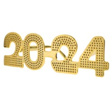 New Year Eyeglasses Funny Happy Plastic Party to Wear