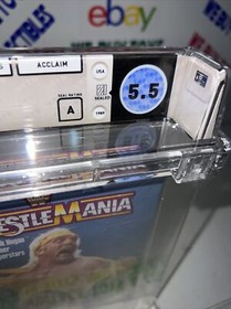 WWF WrestleMania NES Nintendo sigillato in fabbrica! WATA Grado 5.5 🔥 🔥