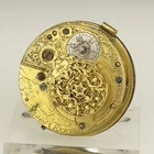 Rar! About 182o Fusee Pocket watch Movement Men's no repeater chronometer duplex