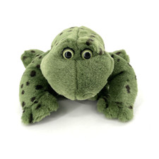 Vintage GUND Jeremiah Green Toad Frog Sound Croaks Plush Stuffed Animal 6106 8"