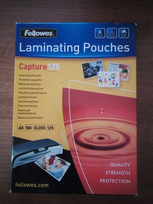 100 Sacchetti Per Plastificatrice - Formato 7.5x10.5 Cm, Spessore 125 Micron, Lucidi Per Biglietti Da Visita - Foto 4