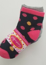Girls Sweetcakes Quarter Crew Socks Size 2-4T. Pack of 10 Multi Color