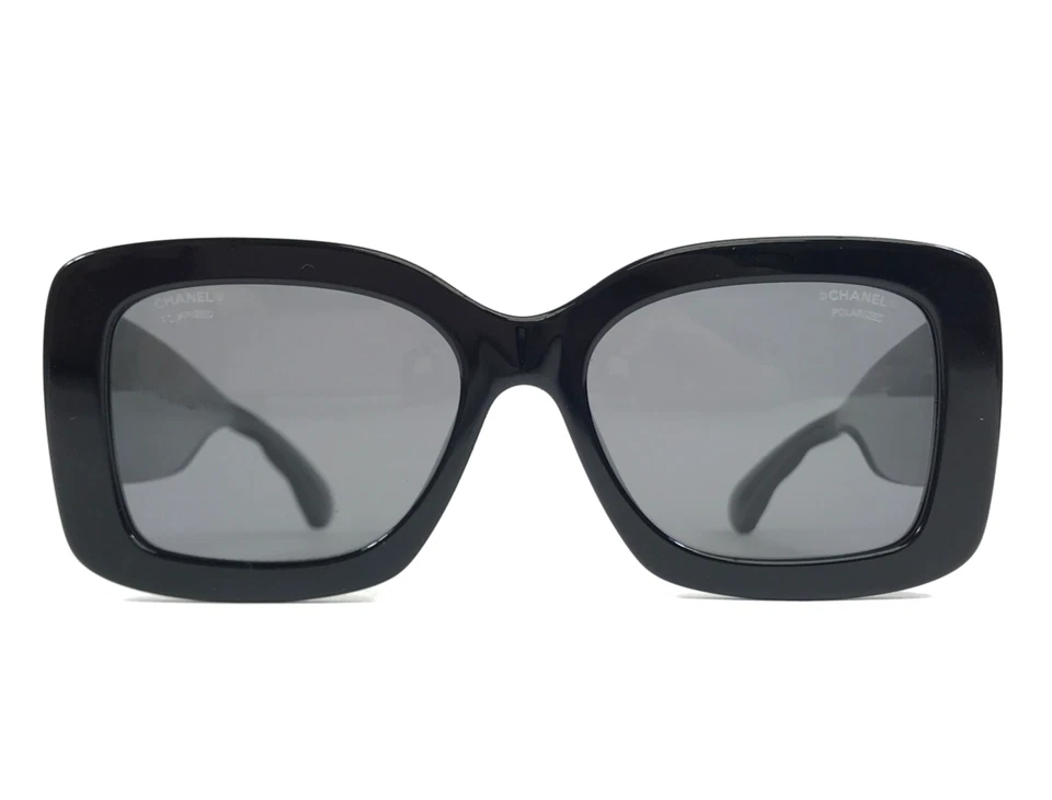 Gafas de sol Chanel 5483-A c.622/T8 negras monturas asiáticas con polarizadas gris oscuro Foto 3 de 4