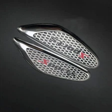 2pcs Metal Sports Side Emblem Car Decal Fender Badge Trunk Rear Sticker