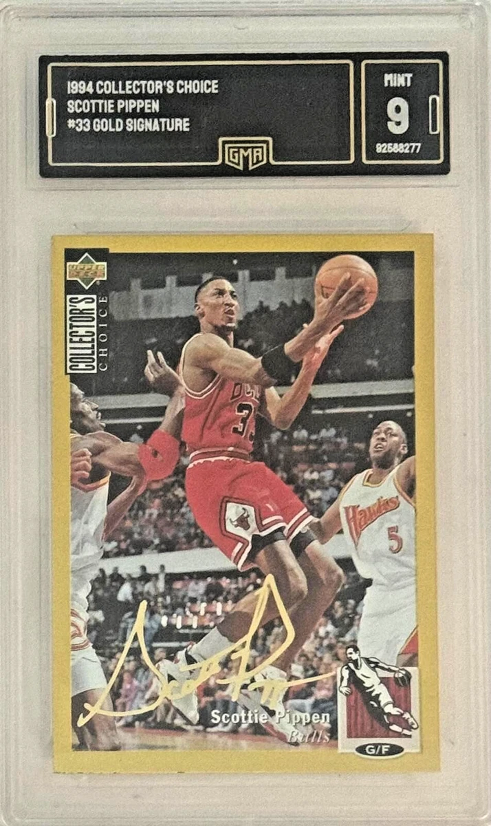 Scottie Pippen 9 Graded Basketball Autographed Sports Trading