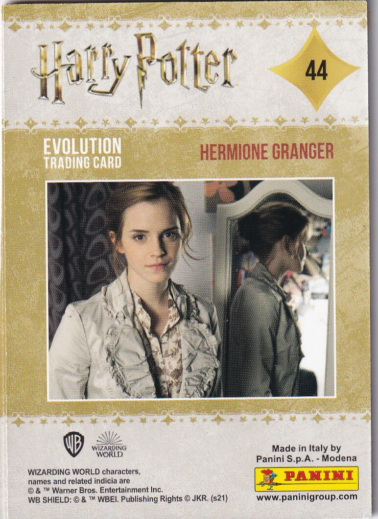 Panini Harry Potter Evolution Trading Cards Karte Nr. 44 Hermione