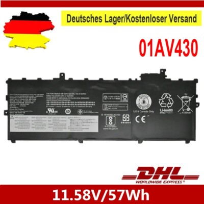 Akku Für Lenovo ThinkPad X1 Carbon 6th 01AV429 01AV430 01AV431 01AV494