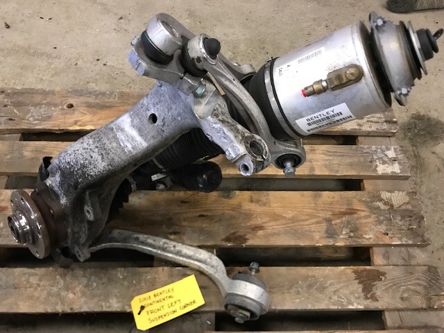 06-12 Bentley Continental Flying Spur LEFT FRONT SUSPENSION KNUCKLE CONTROL ARMS