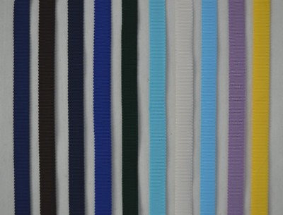 Flat Trim / Woven Ribbon - 3/8'' w x 5 yd - Grosgrain - 10 Colors to Choose From!