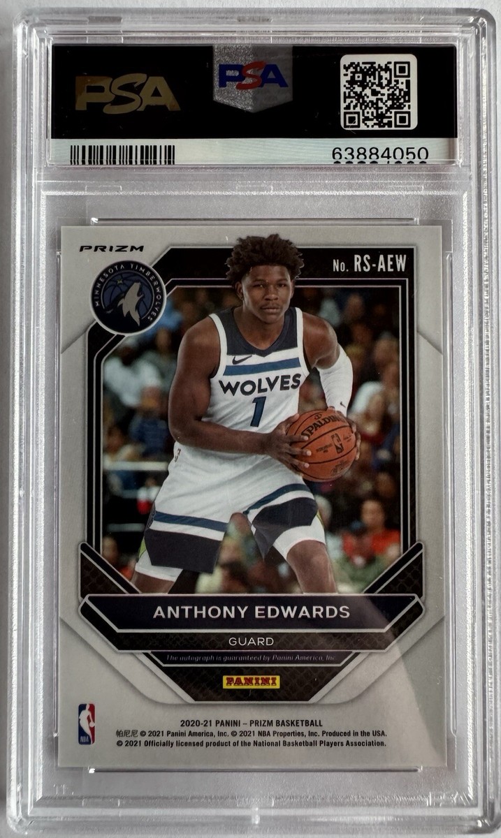 2020 Panini Prizm Anthony Edwards Signature Choice Rookie RC 2020 Panini Prizm Anthony Edwards Signature Choice Rookie RC