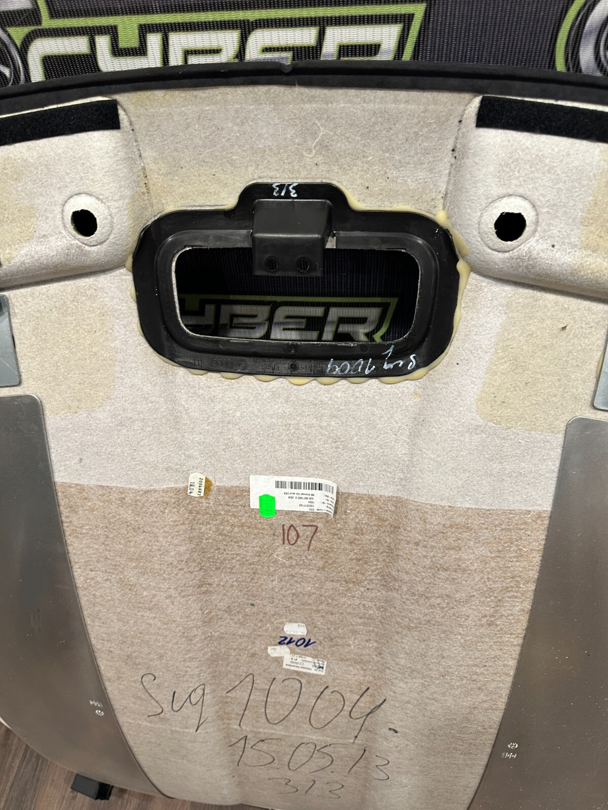 2008-2015 AUDI R8 ALCANTARA LEATHER HEADLINER 420 867 505 G 25M