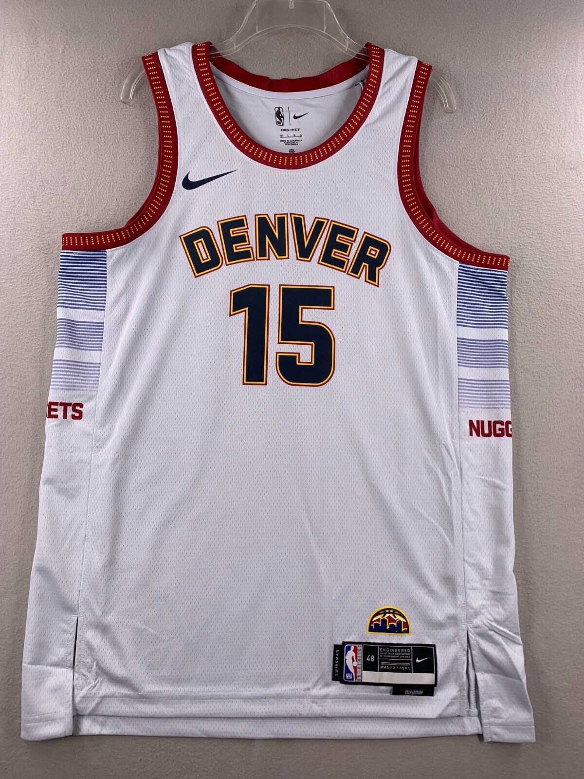 Nikola Jokic Denver Nuggets Nike 2020/21 Swingman Player Jersey White -  Earned Edition