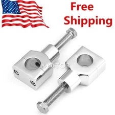 US 1'' Handlebar Risers Clamps For Yamaha V-star XVS 650 950 1100 1300 Road Star