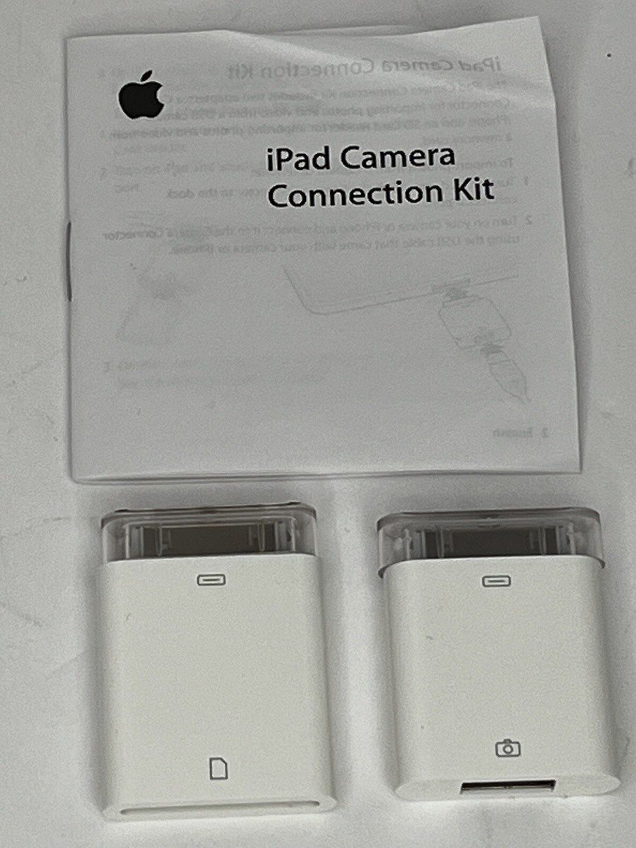 Genuine Apple iPad 30 Pin Camera Connection Kit Model A1358 A1362