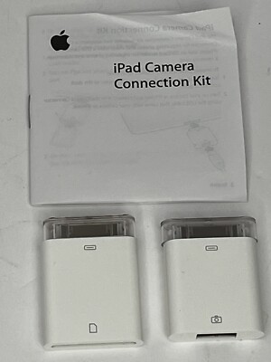 Genuine Apple iPad 30 Pin Camera Connection Kit Model A1358 A1362