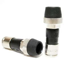 PPC WeatherSeal Compression Connectors RG-6 Coaxial video cable connectors 25 pc