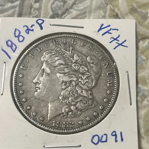 1882-P Morgan Silver Dollar VF ++