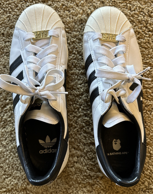 adidas gazelle silver green womens adidas JR2701 Bape x Adidas Superstar Vintage Mens Lifestyle Shoe main image 1
