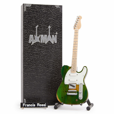 Francis Rossi Gitarre Miniatur Nachbau | Status Quo | Handarbeit Musik Geschenke