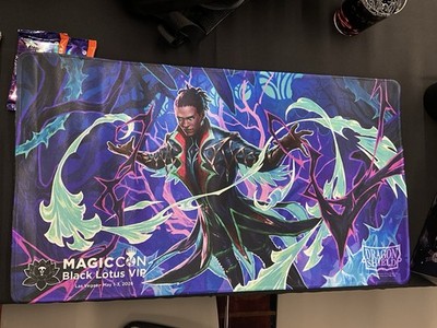 Dragon Shield MTG MagicCon Las Vegas 2016 Ltd. Ed Black Lotus VIP Playmat *New*