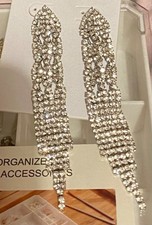 Vendita pazzesca-Bellissimi orecchini lunghi con cristalli Swarovski super scintillanti