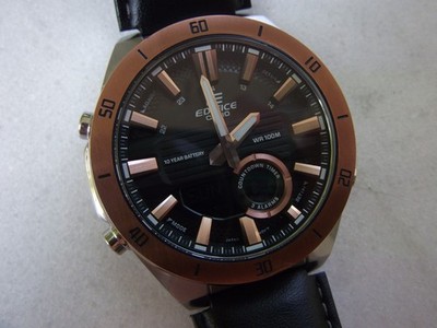 Edifice Casio Herren Armbanduhr ERA-110L Chronograph Edelst. WR 100m 10Year Bat.