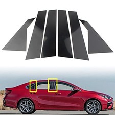 Car Auto Side Door Window Pillar Posts Cover Trim Accessories,6 Pcs Pillar