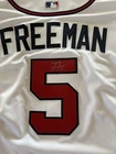 Freddie Freeman Atlanta Braves Signed White MLB Baseball Original Jersey #5