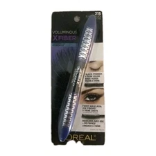 L'ORÉAL VOLUMINOUS X FIBER MASCARA WATERPROOF #215 BLACKEST BLACK 