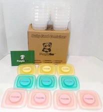 PandaEar Baby Food Snack Plastic Storage Container w/LID 4 oz Baby Safe! (NIB)