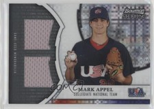 2011 Bowman Sterling USA Baseball X-Fractor Dual Relics 42/199 Mark Appel 0af