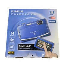 Fujifilm Finepix Z90 14MP Digital Camera Blue 5X Optical Zoom 3" LCD Touchscreen