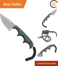 Alan Folts' Minimalist Bowie Utility Knife: Compact & Versatile for Outdoor Use