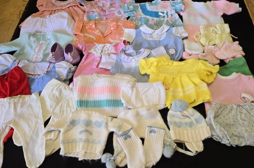 Large Lot Vintage Cabbage Patch Kids My Child Coleco Doll Clothing