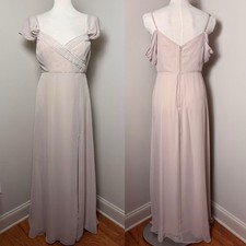 BIRDY GREY Spence Convertible Dress ALMOND CHIFFON/ MEDIUM