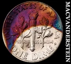 1958-D Silver Roosevelt Dime - Choice Gem Brilliant Unc  Super Color  #K2509