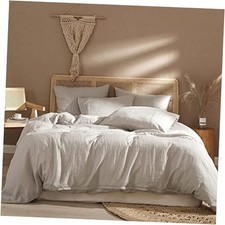 Linen Duvet Cover Size 100 Washed French Flax Pure Linen Duvet King Natural