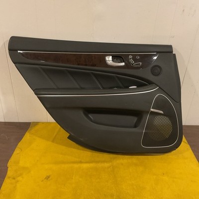 2011-2013 Hyundai Equus Equis Rear Left Driver Side Interior Door Panel COMPLETE