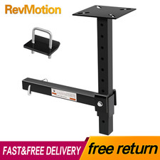 Heavy-Duty Hitch Mount Vise Plate, Hitch Vise Holder with Adjustable Height