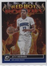 2023-24 Panini Donruss Optic Red Hot Rookies Blue Prizm /49 Jett Howard #12 17f8